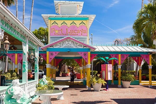 Shop in Port Lucaya on a Bahama vacation