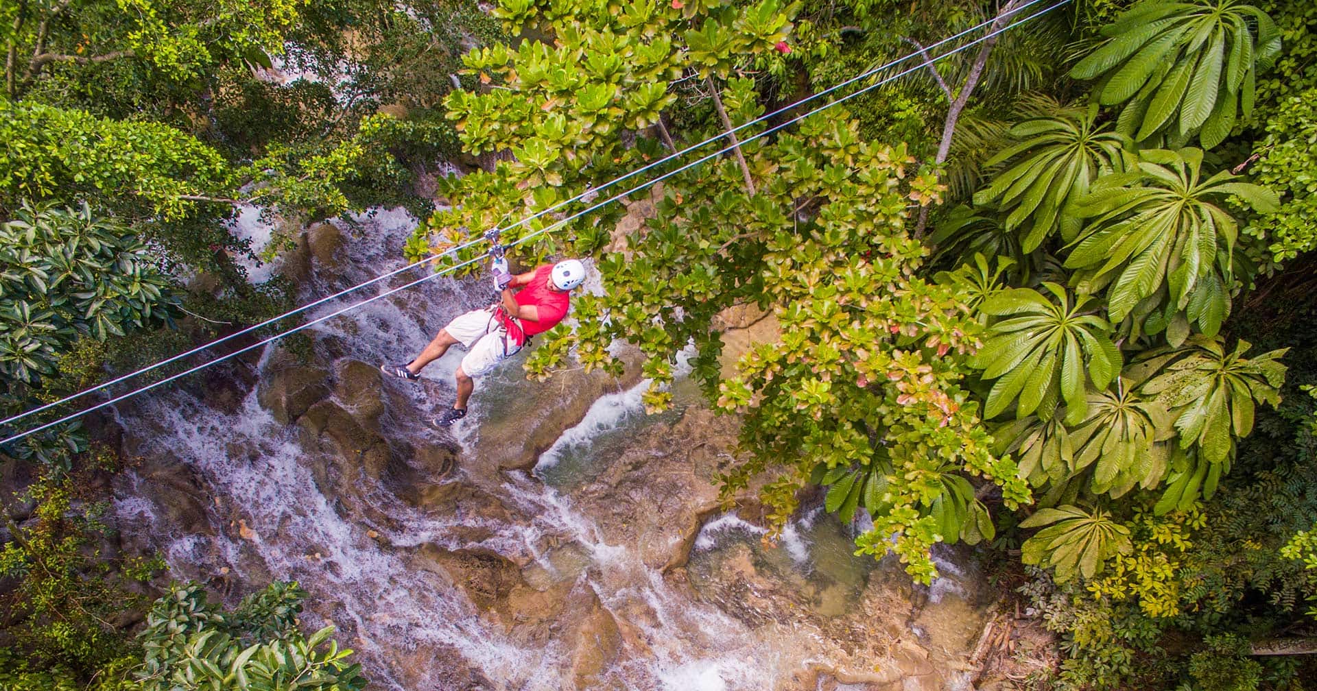 Ocho Rios, Jamaica Ultimate Adventure Zip, Tubing & Dunn's River Falls