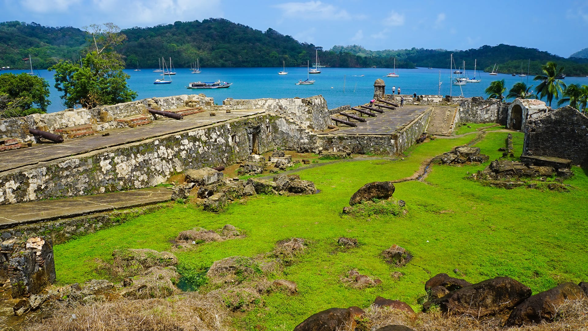Panama Canal (Gatun Lake), Panama San Lorenzo Fort & New Locks
