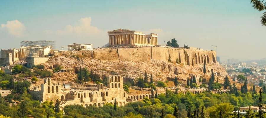 Acrópolis de Atenas en tu crucero por Europa