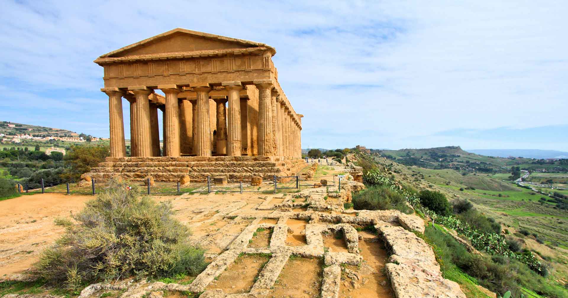 Valle del templo de Agrigento - Patrimonio de la Humanidad según la UNESCO