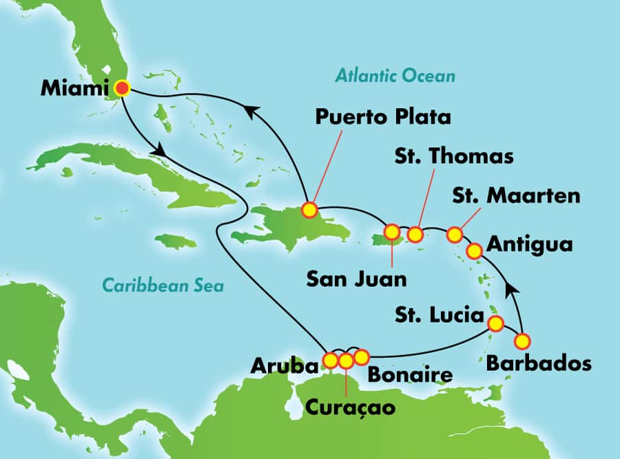 cruise to curacao from miami