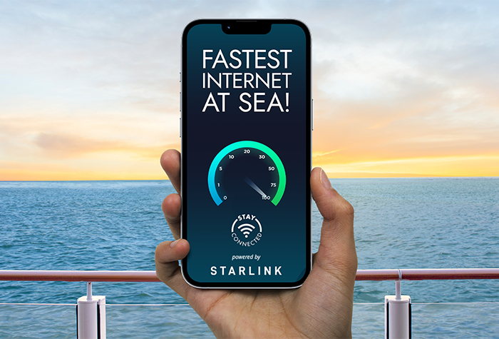 Starlink：洋上の高速インターネット