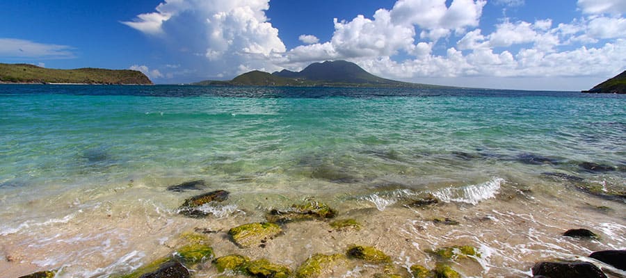 See all shades of blue when you cruise to St. Kitts