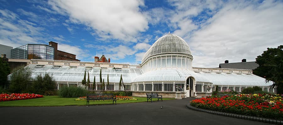 Jardim botânico em seu cruzeiro em Belfast