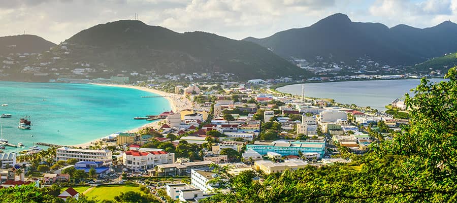 カリブ海クルーズで訪れるセントマーチン島