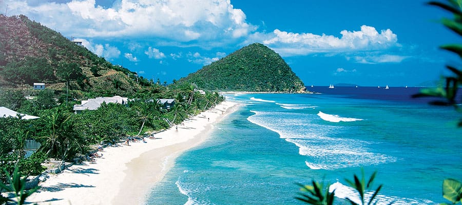 Visita le spiagge di Tortola sulla tua crociera ai Caraibi