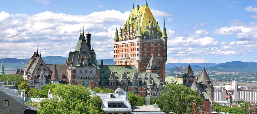 Château Frontenac on your Canada Cruise
