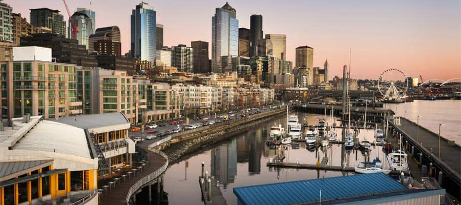 El muelle de Seattle durante tu crucero