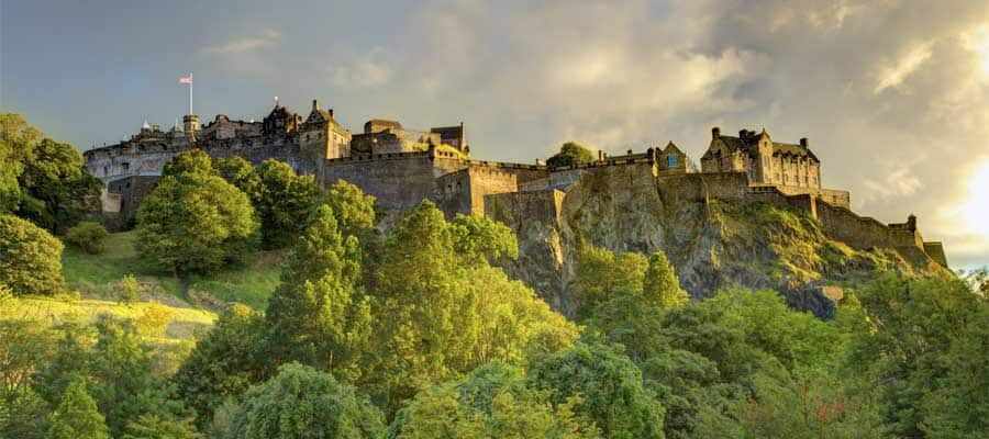 Stunning Castles in Scotland on your Europe cruise