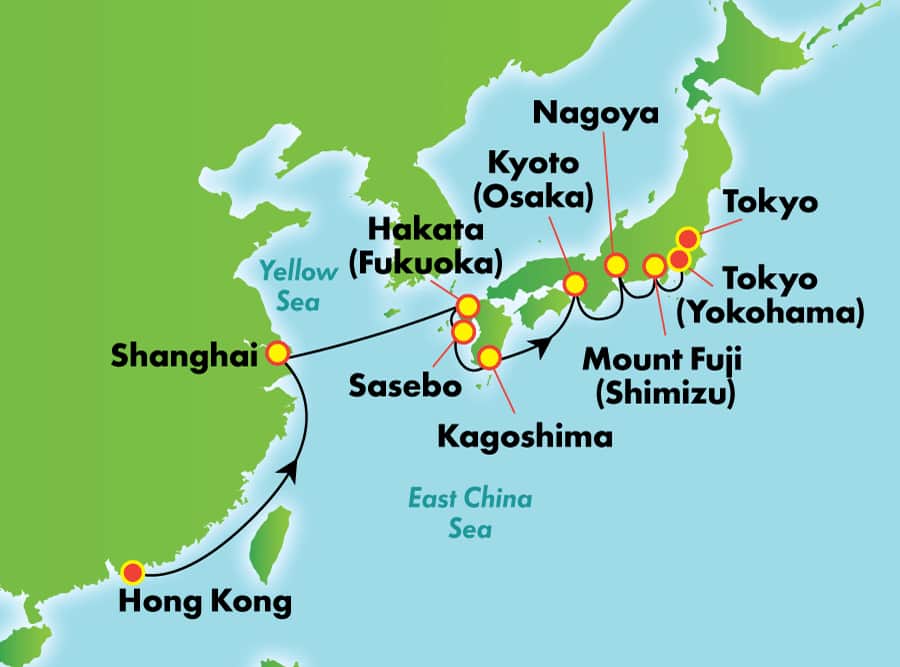 13 Tage Asien: Japan und China ab Hongkong 13 Tage Asien: Japan und China ab Hongkong