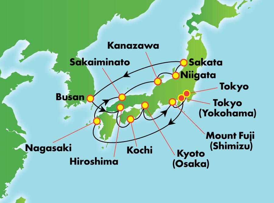 14-Day Asia: Immersive Japan from Tokyo (Yokohama) 14-Day Asia: Immersive Japan from Tokyo (Yokohama)