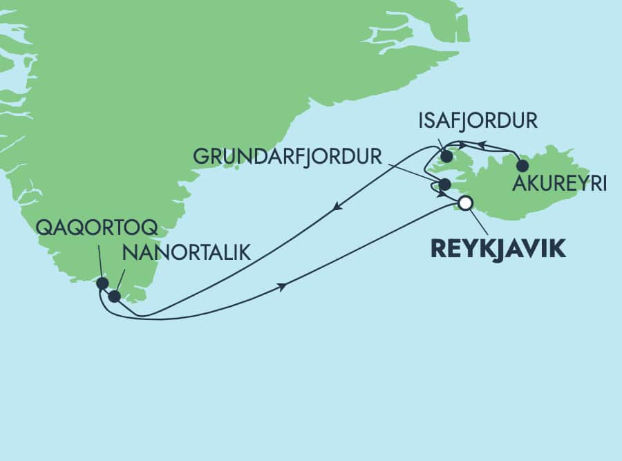 greenland cruise from reykjavik