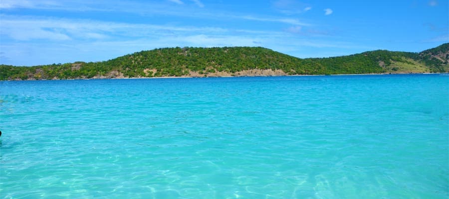 Coki beach on your St. Thomas cruise