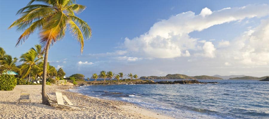 Sapphire Beach no seu cruzeiro para São Tomás