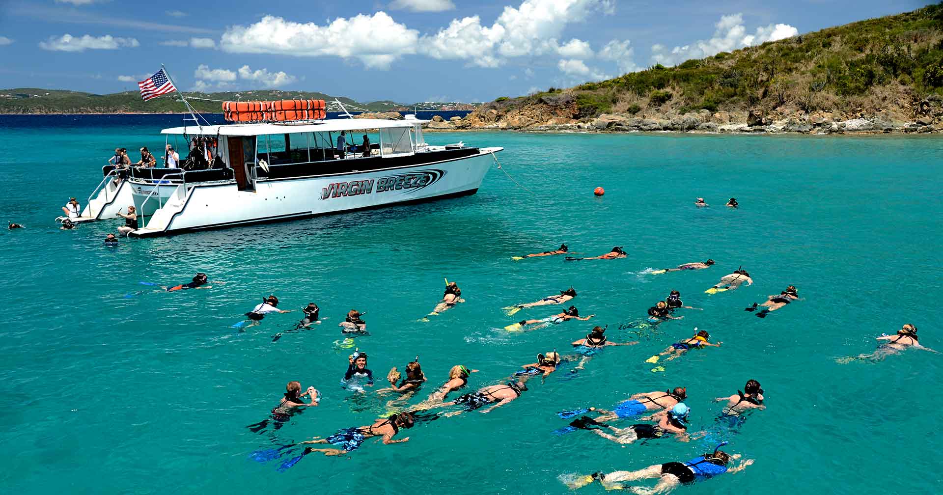 St. Thomas, US Virgin Islands PowerCat Snorkel & Beach Excursion