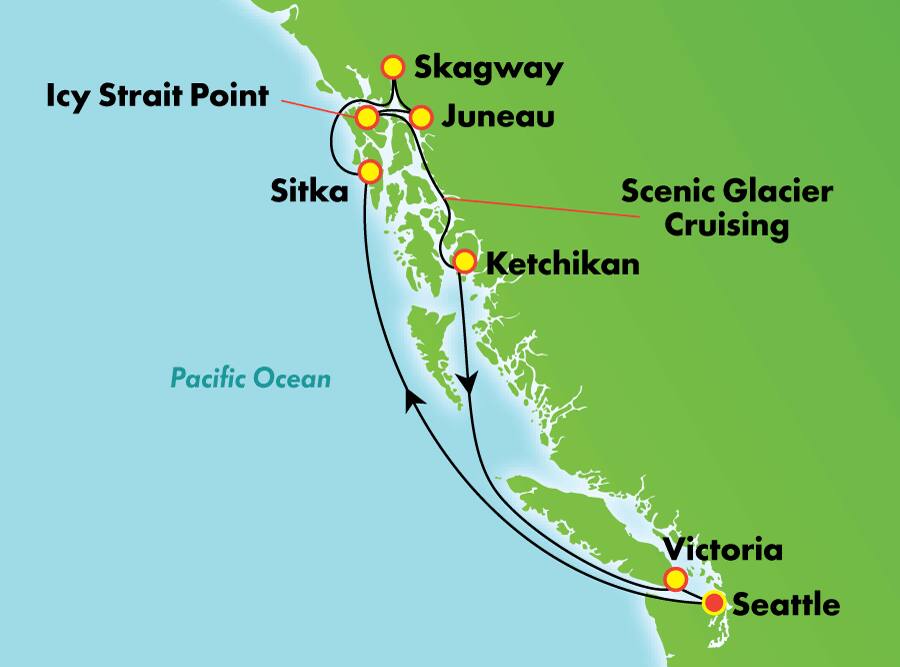 10 giorni ghiacciai di Holkham Bay da Seattle 10 giorni ghiacciai di Holkham Bay da Seattle