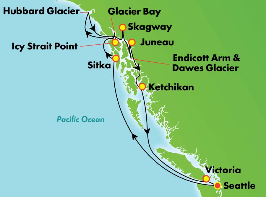 11 Tage Faszination Alaska: Gletscherpanoramen ab Seattle 11 Tage Faszination Alaska: Gletscherpanoramen ab Seattle