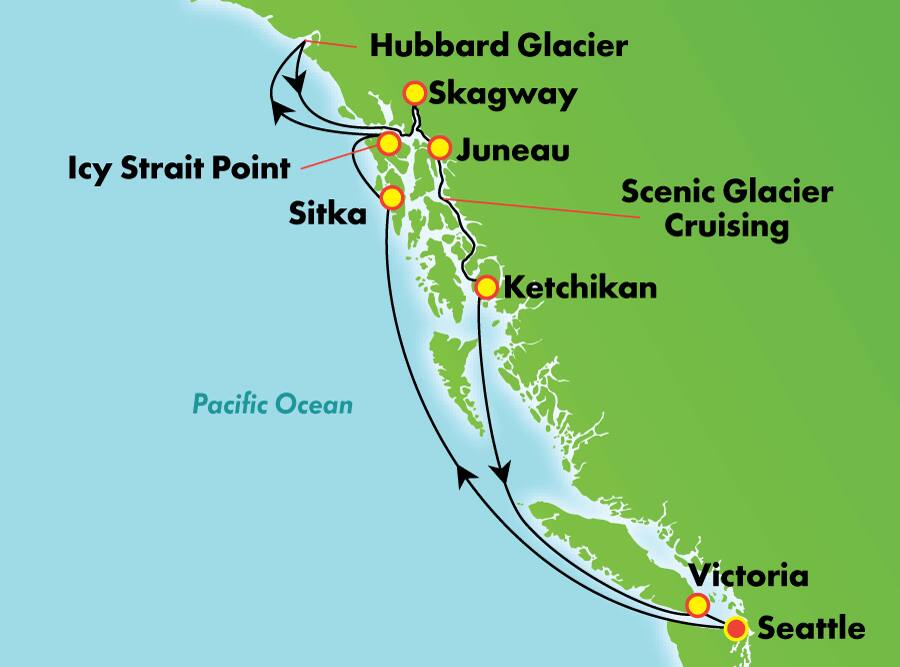 11 giorni Alaska: ghiacciai di Holkham Bay da Seattle 11 giorni Alaska: ghiacciai di Holkham Bay da Seattle