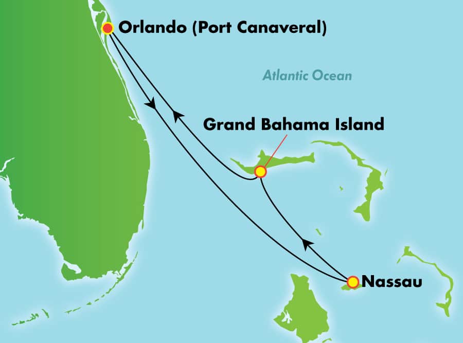 3 day cruise to bahamas from port canaveral