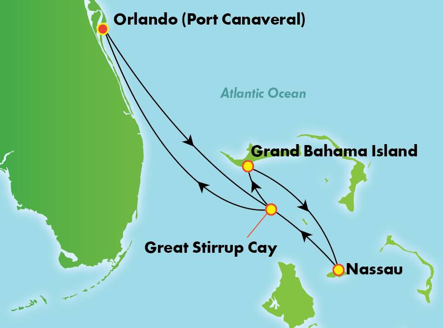5-Day Bahamas from Orlando (Port Canaveral) 5-Day Bahamas from Orlando (Port Canaveral)