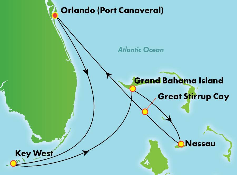 5-Day Bahamas from Orlando (Port Canaveral) 5-Day Bahamas from Orlando (Port Canaveral)