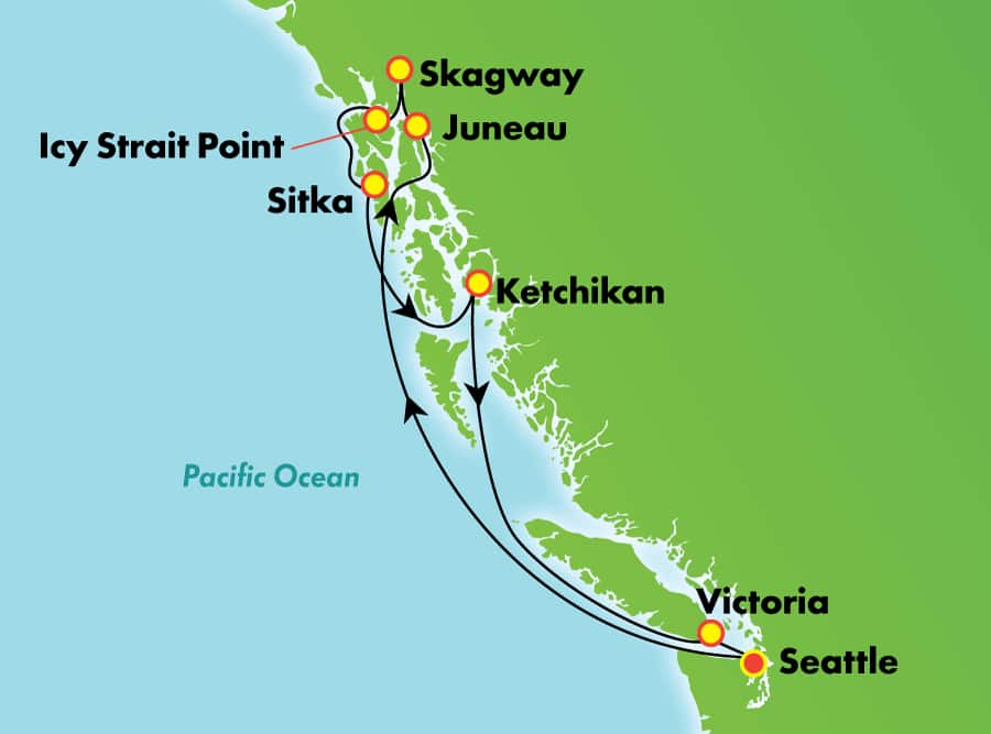 9 giorni attrazioni dell'Alaska da Seattle 9 giorni attrazioni dell'Alaska da Seattle