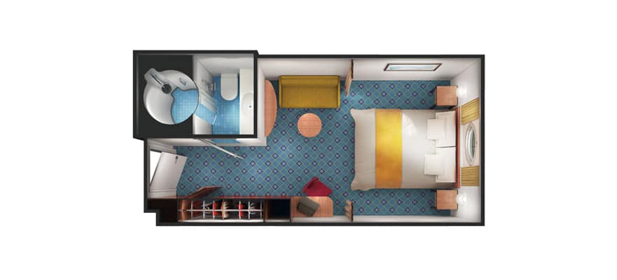 Obstructed Oceanview floor plan