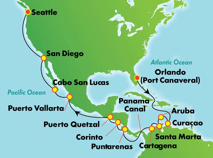 20 Tage Panamakanal ab Orlando 20 Tage Panamakanal ab Orlando