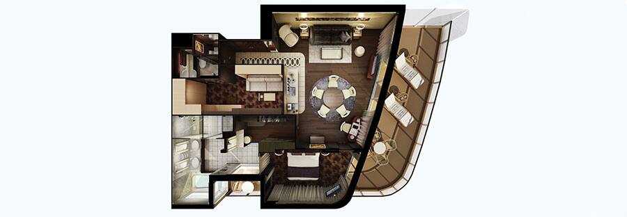 Floor Plan on Norwegian Escape