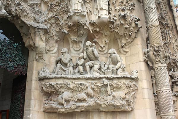 La basilique de la Sagrada Família pendant votre croisière à Barcelone