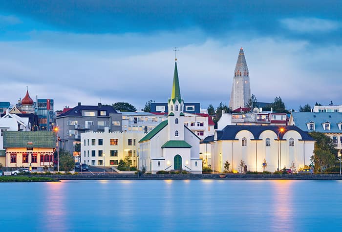 Cruzeiros para Reykjavik, Islândia