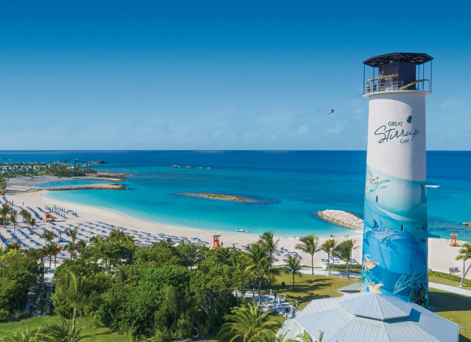 Uma Greater Stirrup Cay totalmente nova