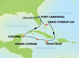 7-Day Western Caribbean from Orlando (Port Canaveral) 7-Day Western Caribbean from Orlando (Port Canaveral)