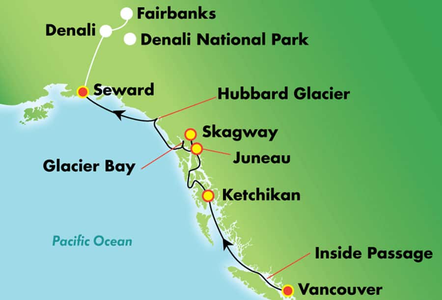 Escursione di 11 giorni Fairbanks Denali Express