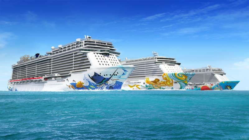 A Closer Look at the Hull Art on Norwegian Cruise Line Ships
