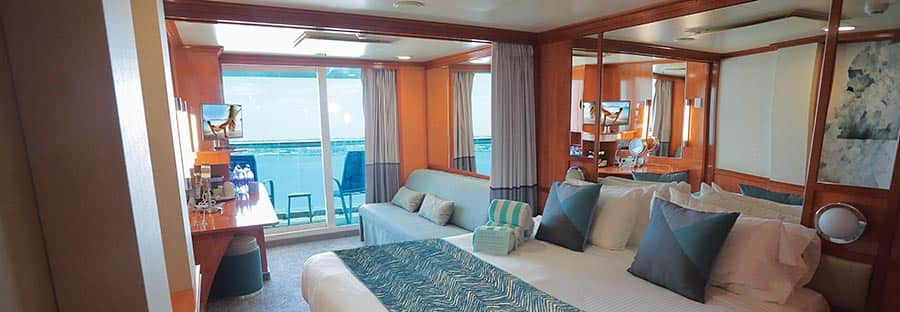 Club Balcony Suite sulla Norwegian Gem