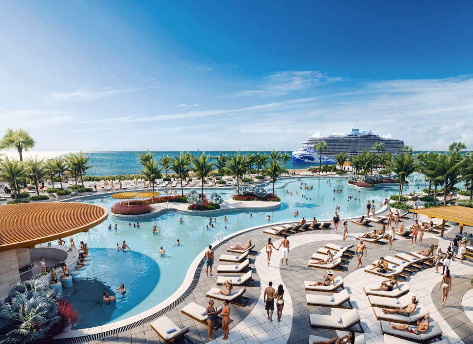 Piscina do tamanho de um navio de cruzeiro