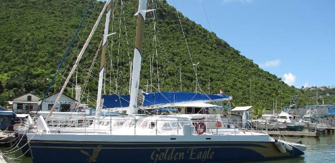 golden eagle catamaran tour st maarten