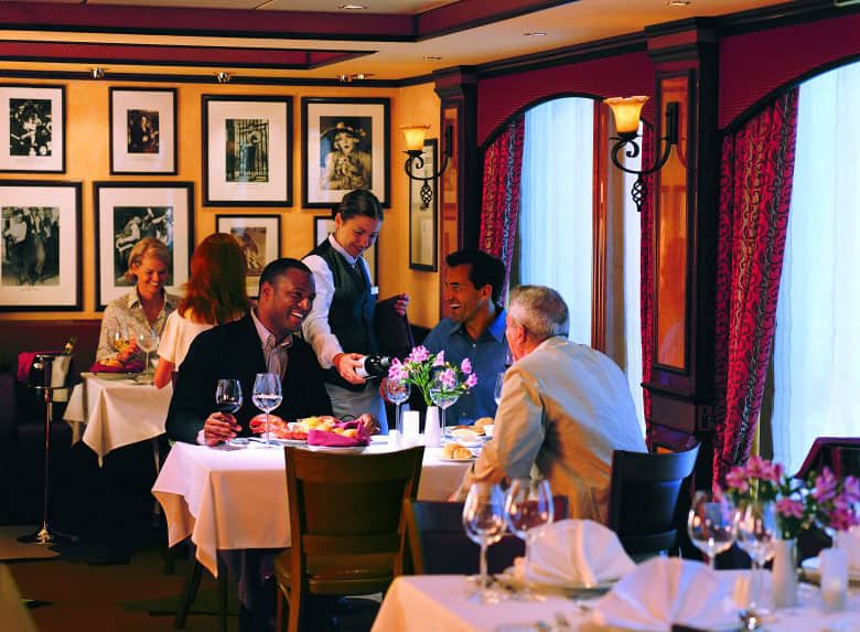 Cagney's Steakhouse on Norwegian Cruise Line Ships
