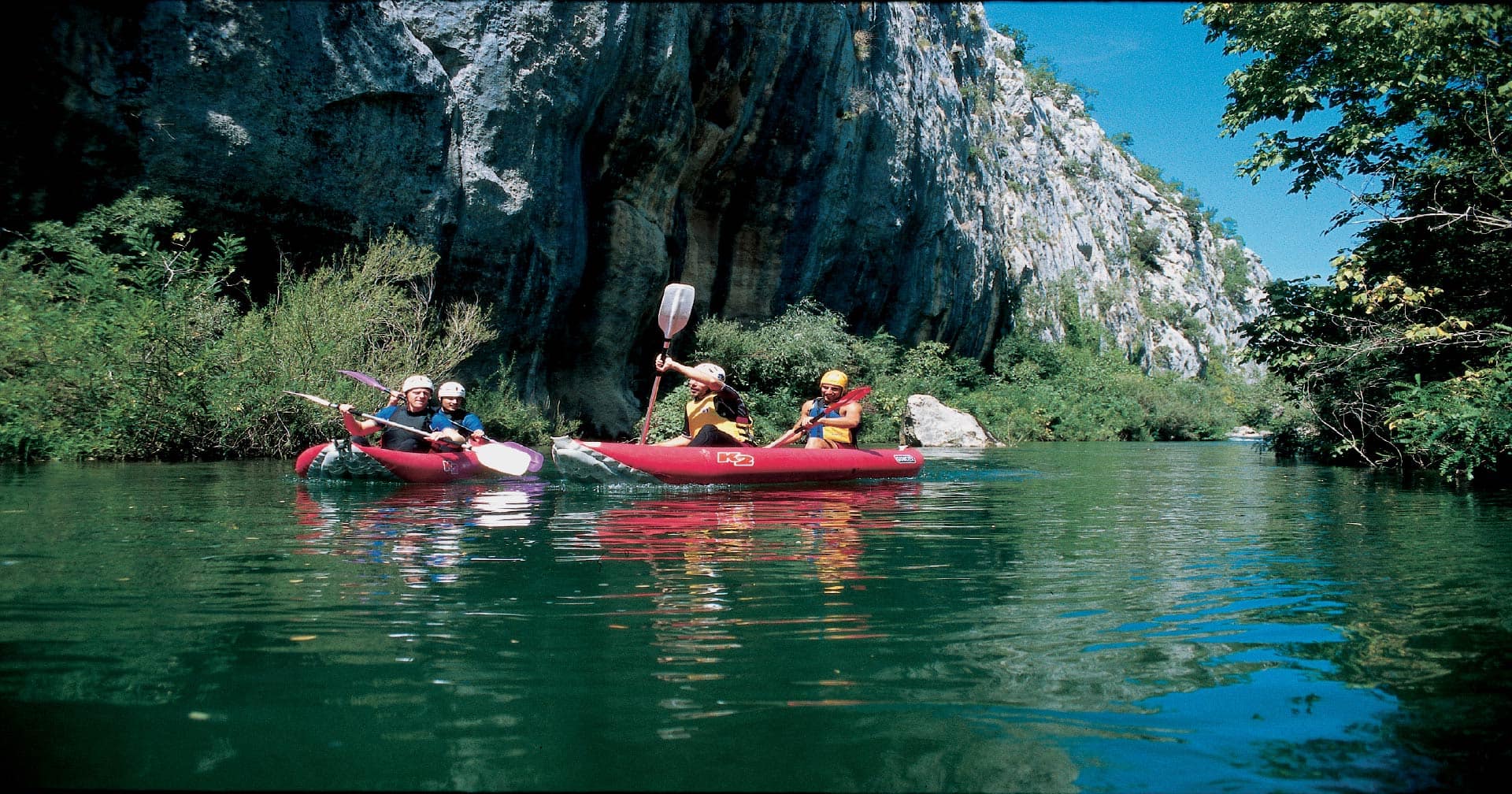 Split, Croatia White Water Canoeing on the Cetina River Excursion
