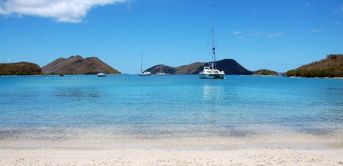 catamaran in st john