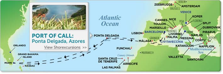 plan de croisière transatlantique