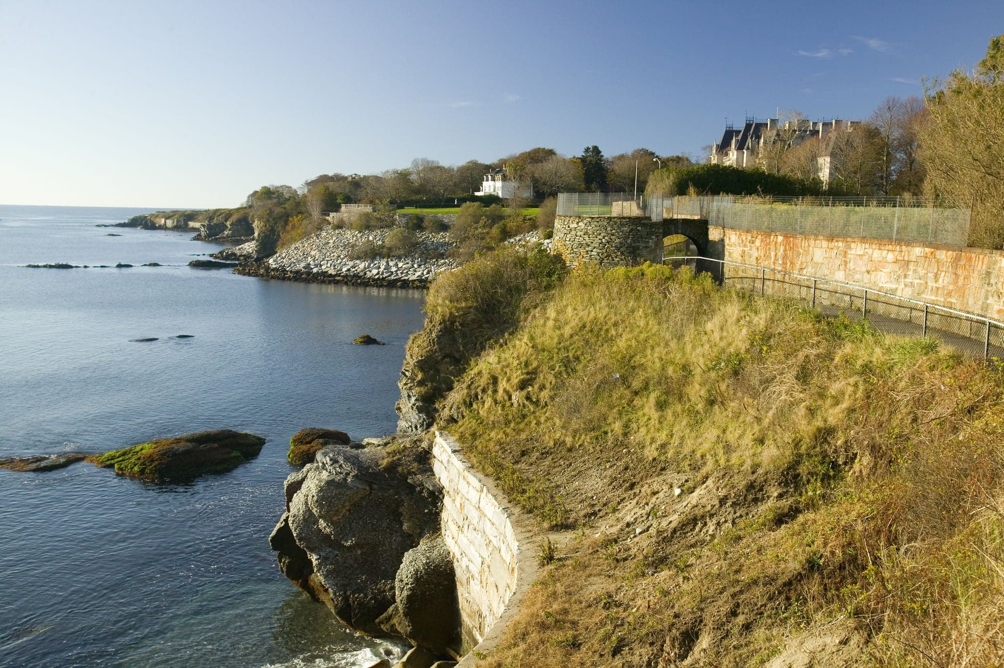 The Cliff Walk of Newport Rhode Island