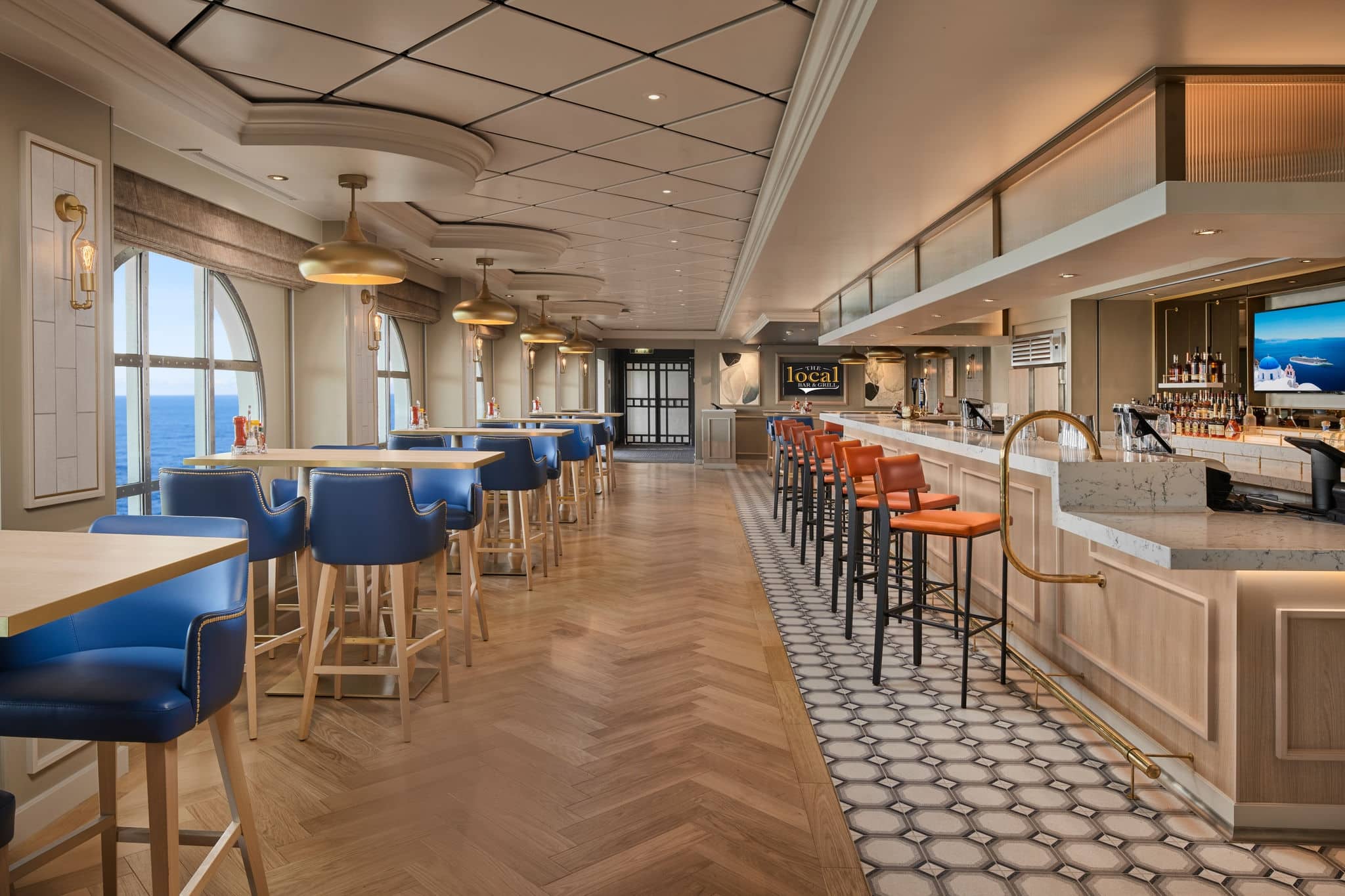 NCL Spirit Dining The Local Bar and Grill Seating