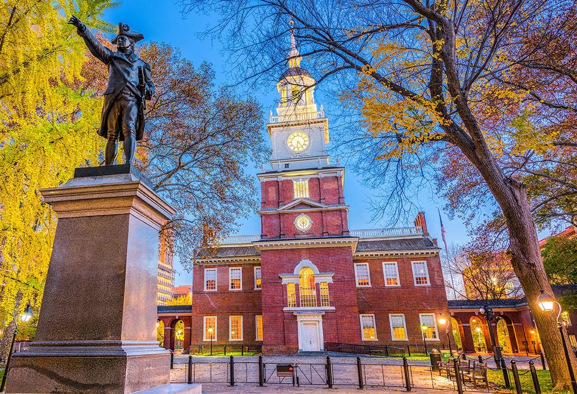 NCL-Cruise-Philadelphia-Independence-Hall Independence Hall in Philadelphia, Pennsylvania, USA.