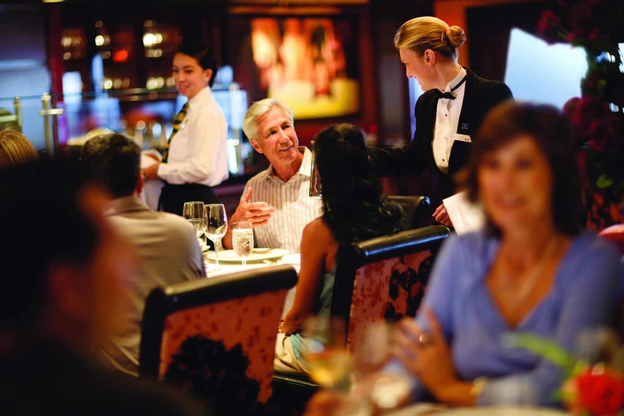 Dining at Cagney's Steakhouse